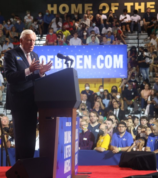 Congressman Hoyer at the Biden and Maryland Democrats Rally, August 25, 2022