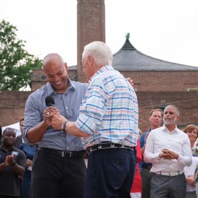 2022 Bull Roast, Steny Hoyer on stage speaking