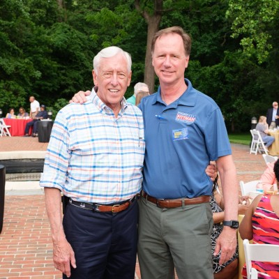 Steny Hoyer with a guest 