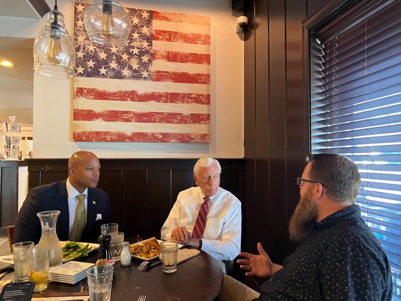 Steny Hoyer and Wes Moore